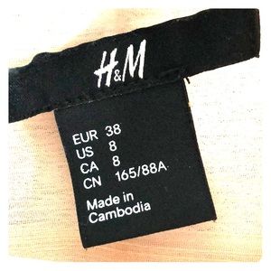 H&M long sleeve dress